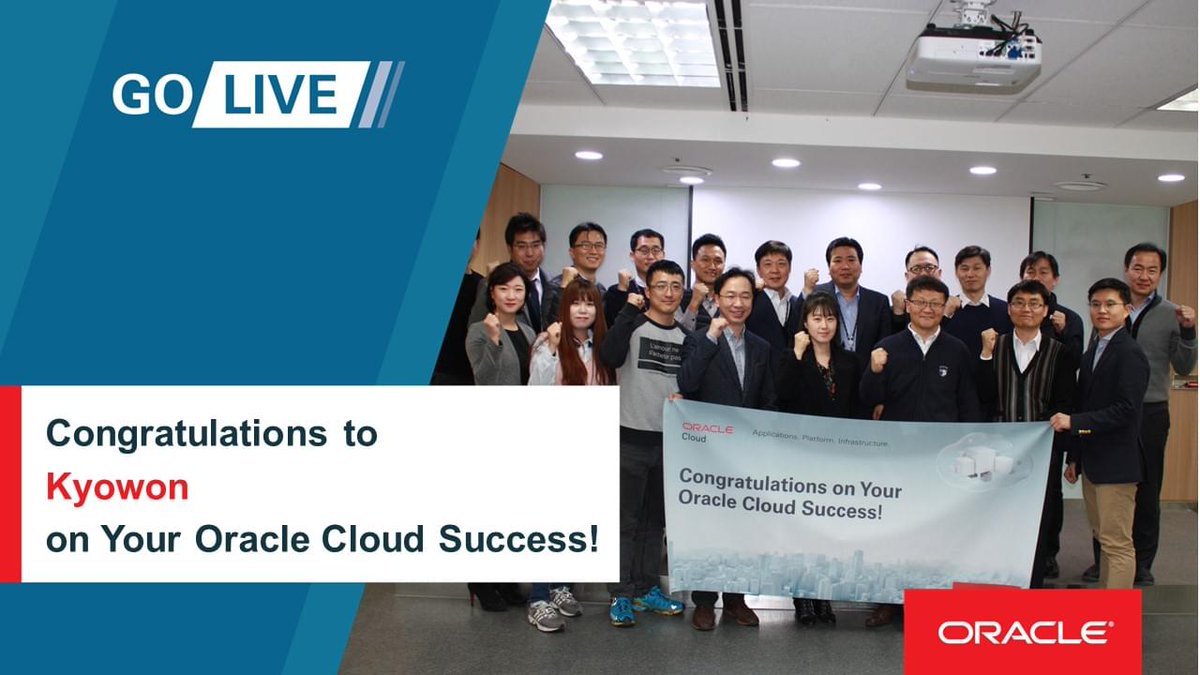OracleCloud's tweet image. Congratulations to Kyowon for going live on @OraclePaaS #OracleMgmtCloud #OracleCloud #OracleCustomerAPAC