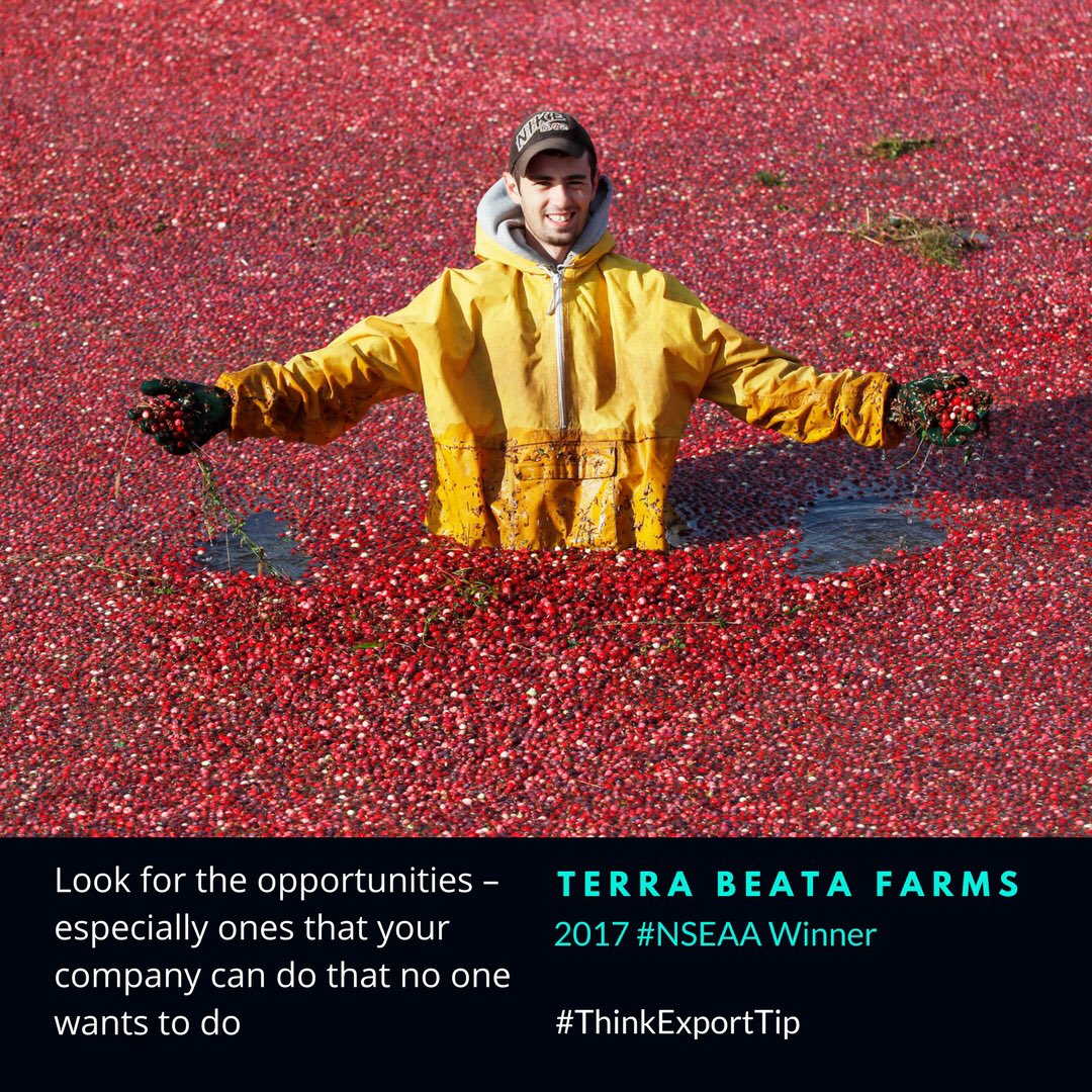 InvestNS_'s tweet photo. Celebrate Nova Scotia's EXportant businesses at the 2018 #NovaScotia Export Achievement Awards. ππβ
β
Apply or nominate: https://t.co/acMXV5jUB2β
β
Watch π₯: https://t.co/AVdKWyglF7β
β
#ThinkExportTip #NSEAA #ThinkExport #novascotiaexport #nsbi #nsbusiness #novascotia https://t.co/htBaDmAyaF