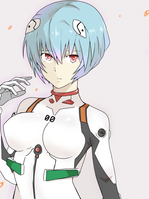 知り合いに頼まれて描いた綾波レイ。 