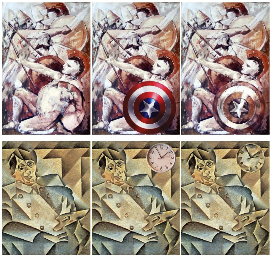 FogleBird's tweet photo. "Deep Painterly Harmonization"

Examples show original painting, naive composite and output.

https://t.co/aPhfUIjW30 https://t.co/D49Mp7MzHr