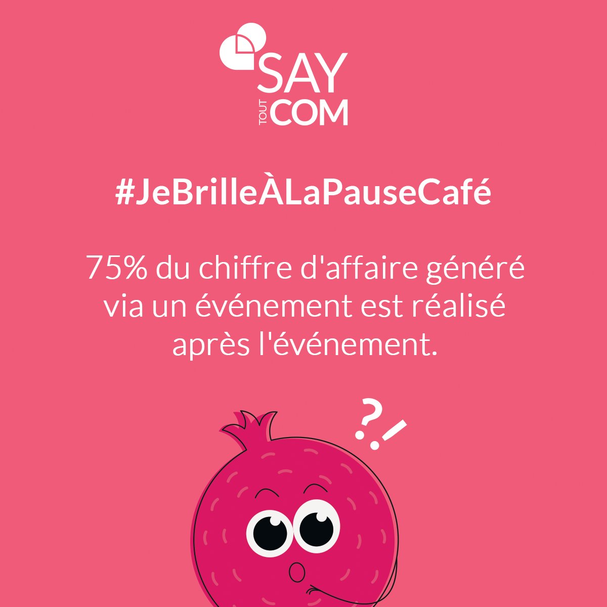 Misez sur l'#événementiel : boosté par les évolutions technologiques, le marché a évolué ces dernières années !
#JeBrilleÀLaPauseCafé