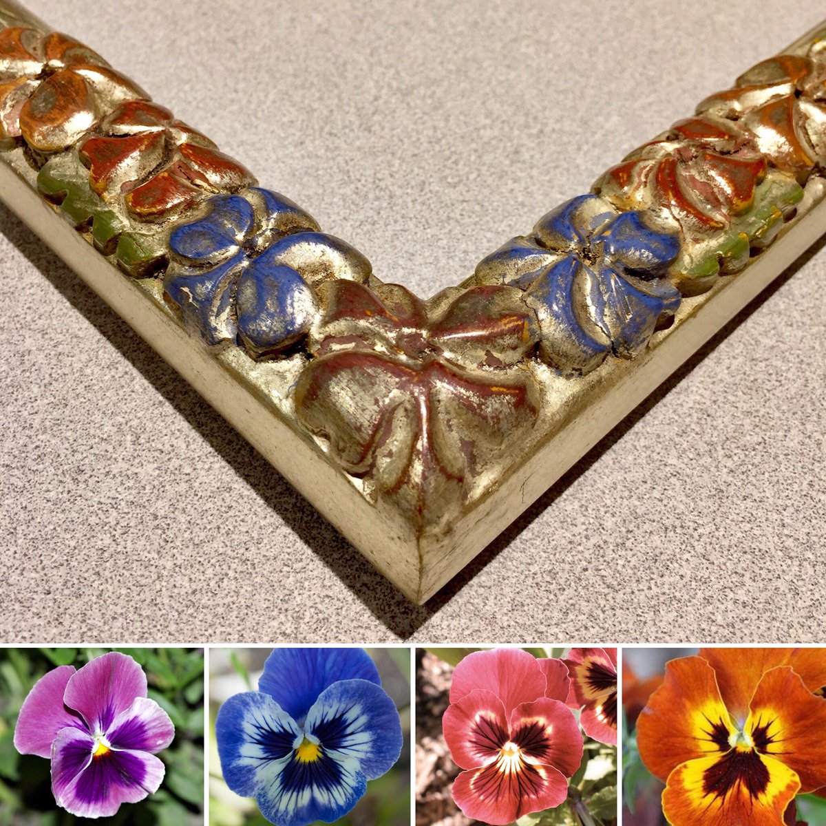 framemasterrob's tweet image. TBT - What A Pansy! #Flowershop #frame #originalart #design #color #creativedesign #designthinking #Spring2018 #fun