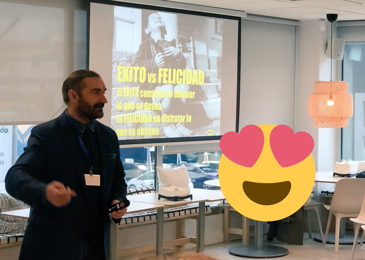 ana_lorenzo's tweet photo. Días en los que te das cuenta de la suerte que tienes por trabajar en una compañía con valores: @IKEASpain amplia 7 semanas por paternidad y mi buen amigo y coach de la felicidad @_Euprepio_P_ nos da una inspiradora charla en la #talentweek https://t.co/arGkPG37bV