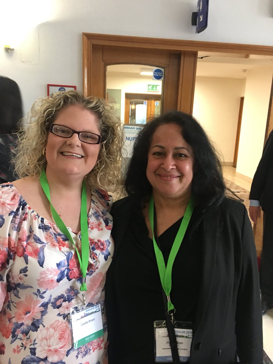 ProfJoyceHarper's tweet photo. After working in IVF for 30 years - finally met @LouiseJoyBrown. @ISMAAR18 thanks @GeetaNargund https://t.co/vAp6JInC7r