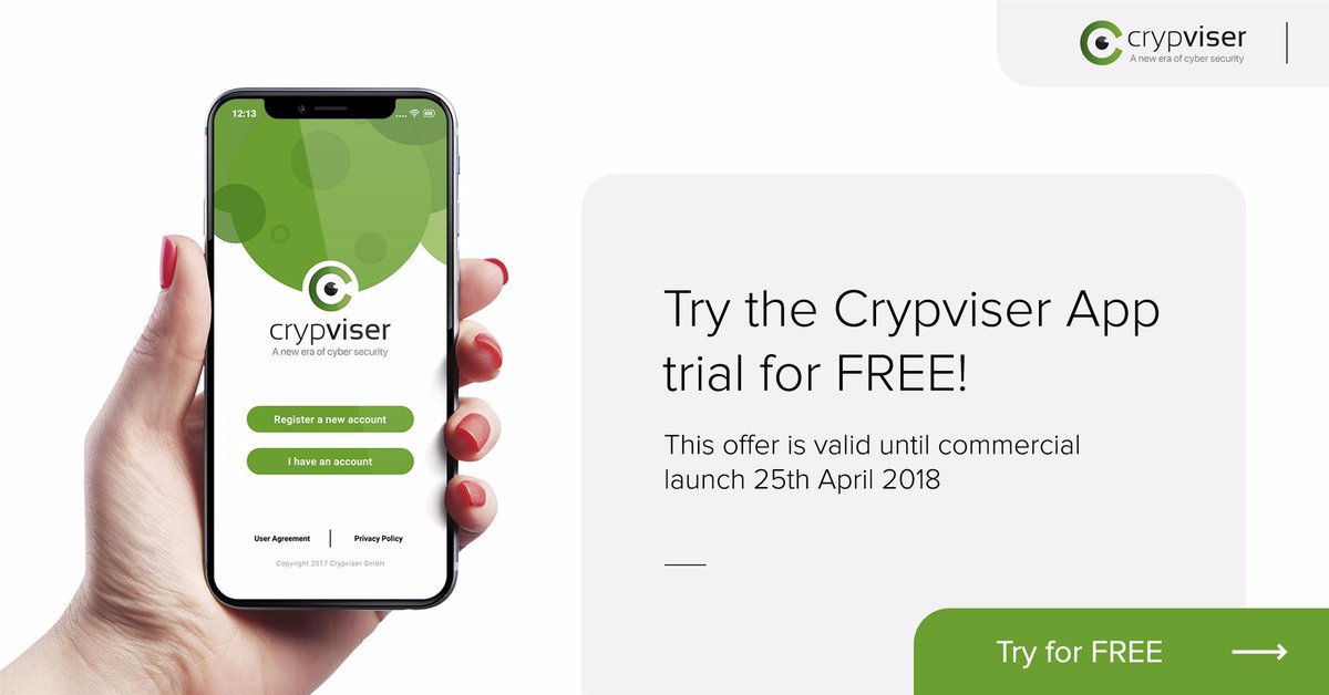 CvnxGov's tweet image. Crypviser announces a Free trial release of the Crypviser Messenger App for iPhone ahead of the official release date.
This is an amazing and unique opportunity for everyone to try the premium version of the Crypviser Messenger App.
Learn more: medium.com/@crypviser/cry…
#crypviser