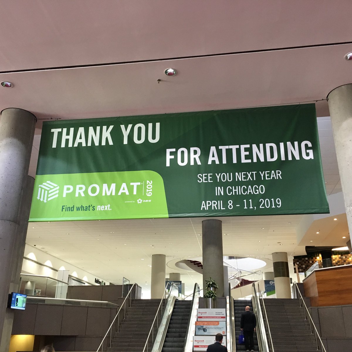 Good bye Modex and a great launch of the Smart Warehouse.  Promat next year!