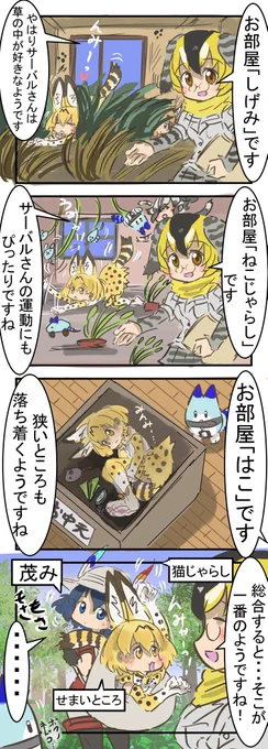 サーバルハウス。
　#けものフレンズ 