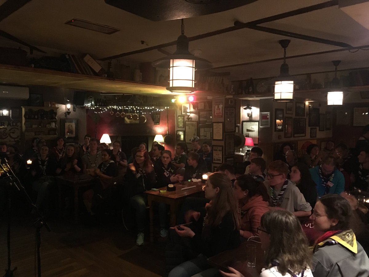 ScoutsAgora's tweet photo. Participants of #ScoutAgora18 enjoying a bit of Irish Culture!! #irishdance #irishmusic https://t.co/Vs9Ly9NGvw