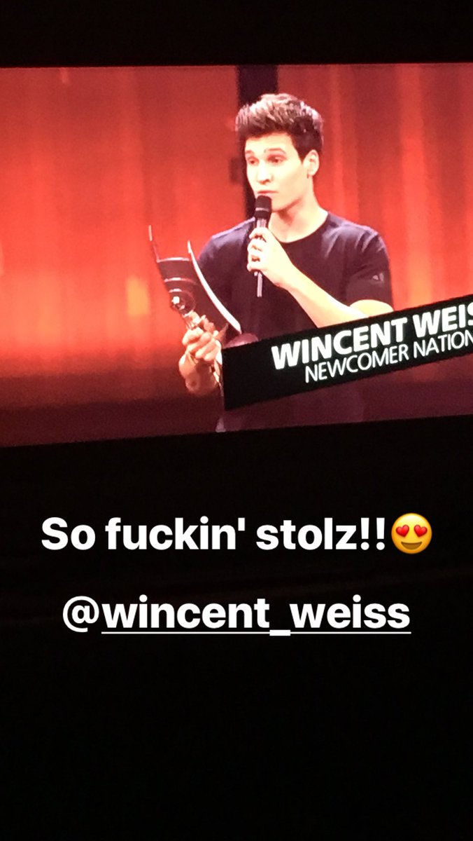 supportWincentW's tweet photo. Ich bin so stolz!!😍😭 ich heule und schreie vor freude😭 @Wincent_Weiss ❤️ https://t.co/CsMBNBbn2d