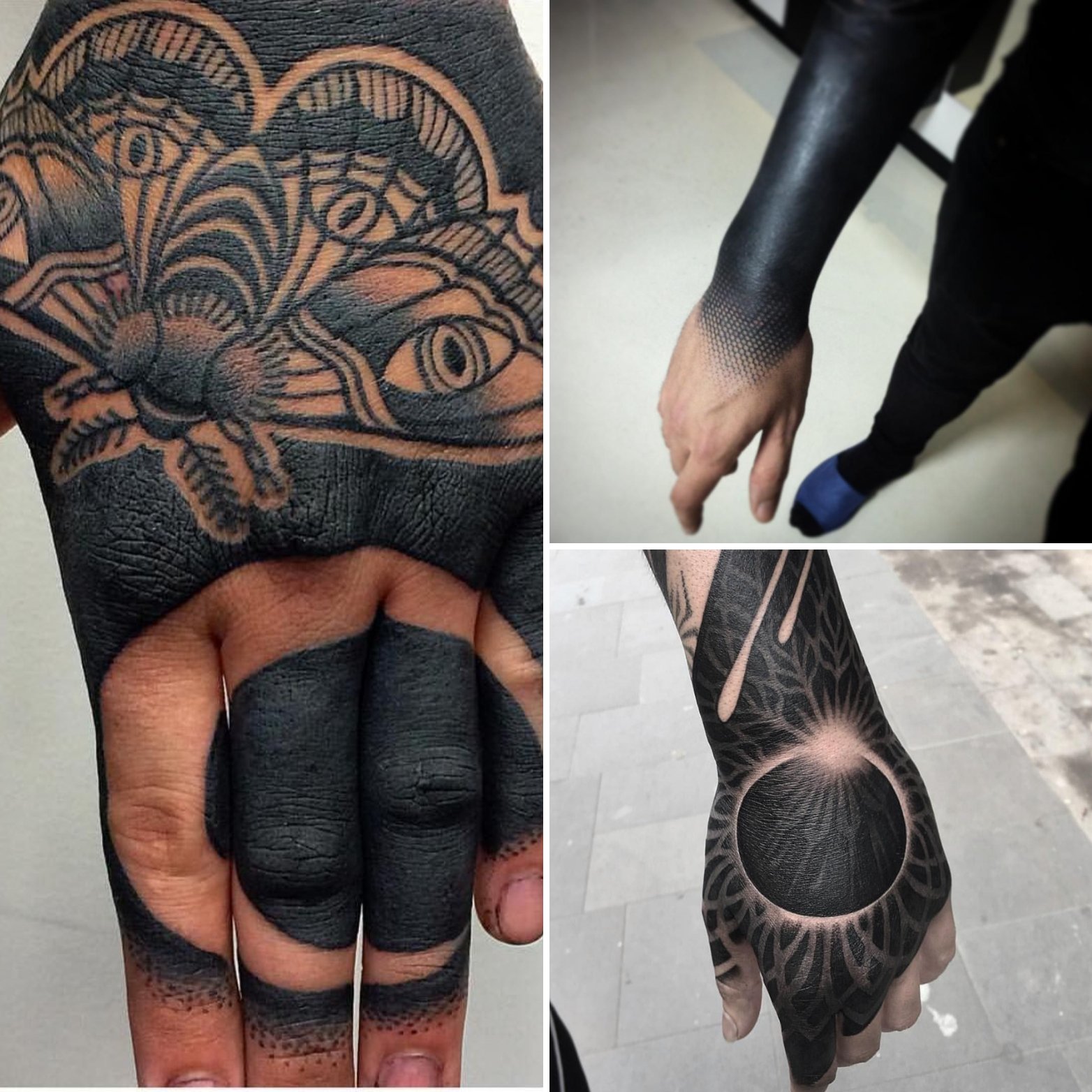 22 Blackwork Negative Space Tattoo To Get Lost In  Body Artifact