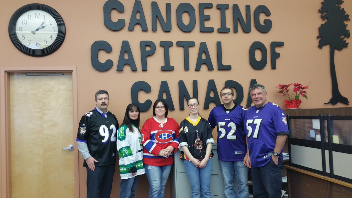 Town of Atikokan staff wearing #JerseysForHumboldt showing their support for #humboldtbroncos https://t.co/gxEkfBjB2w