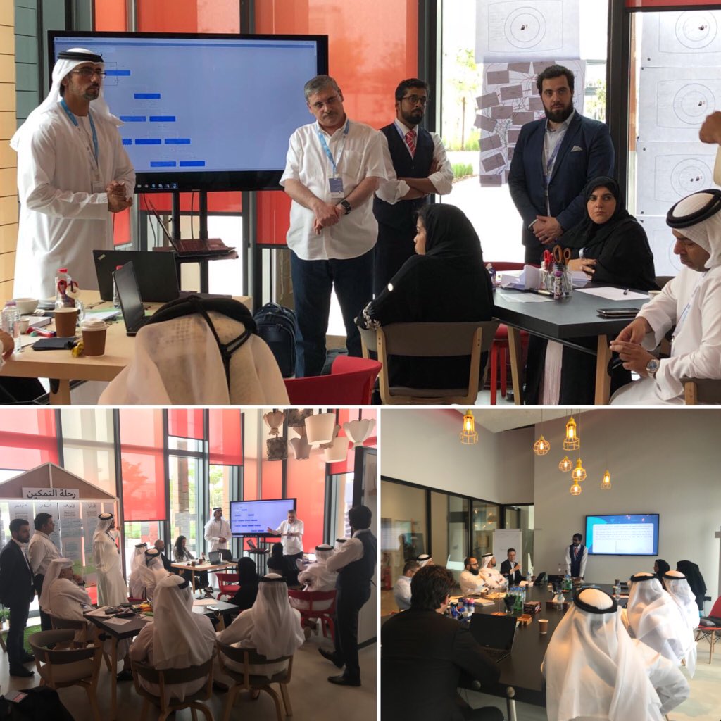 Some great pictures from the #Hack21 lab during the creative labs event @DubaiPlan2021