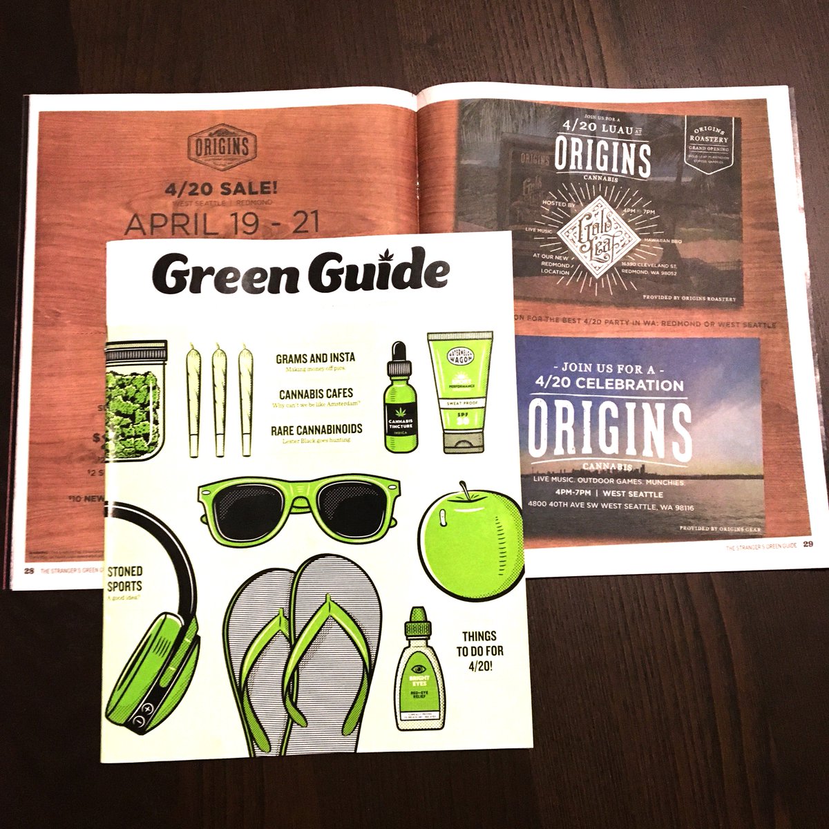 Pick up the <a href="/thestranger/">The Stranger 🗞</a> Green Guide and check out our 4/20 ad. We have events upcoming at West Seattle &amp; Redmond with <a href="/GoldLeafGardens/">Gold Leaf Gardens</a> happening! Mark your calendars. See us on facebook for details.