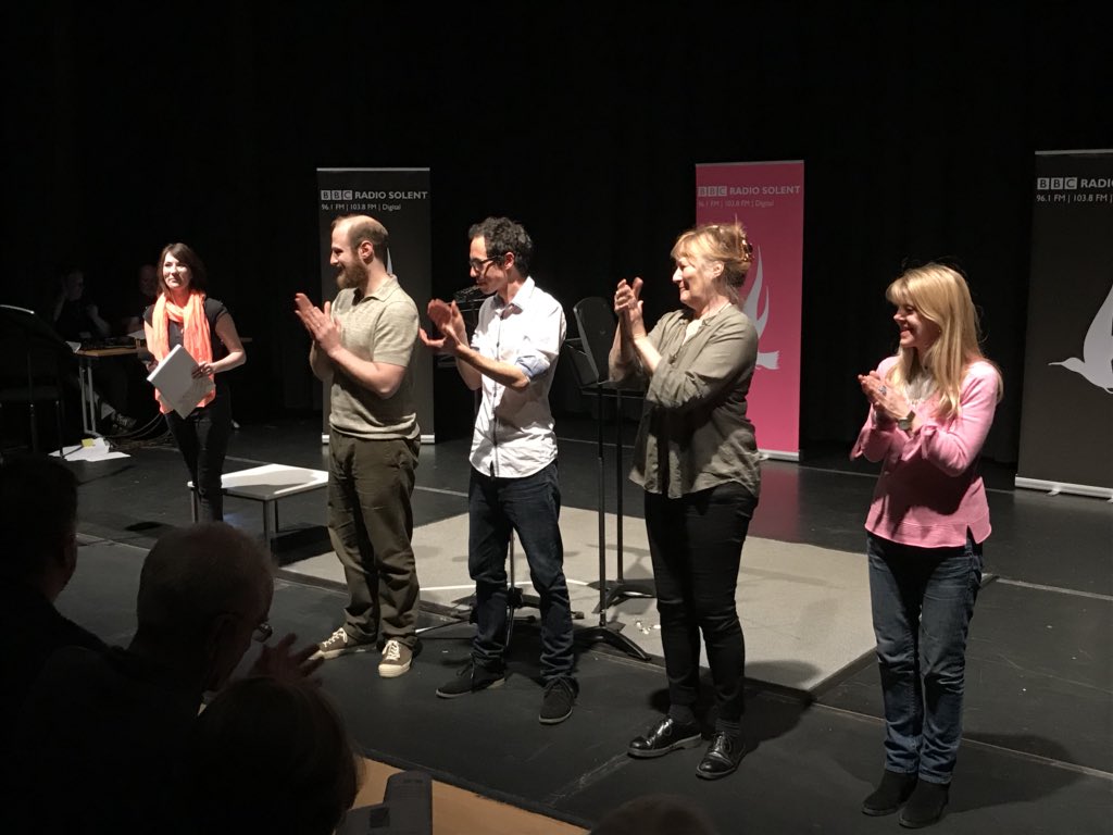 BBCRadioSolent's tweet image. What an evening! Thank you to all who joined us @ThorndenHall, and listen out for the incredible finished plays 📻