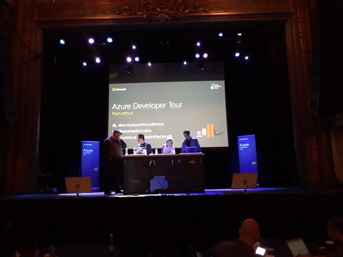 JamesToalu's tweet photo. Learning Artificial Intelligence, Machine Learning, DevOps, Database, Web App, Virtual Machine, and other products/services of @Microsoft @Azure presented by @azureadvocates @nthonyChu @DynamicWebPaige at #AzureTour in San Francisco https://t.co/FZWnJ2WVdX