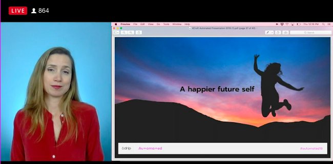 market4ce's tweet photo. LIVE on #automated18 by @getdrip #KristenCraft of @teamtettra says these 4 factors distinguish forward thinking companies' #internal #communication. They: 1. standardize 2. document 3. cultivate openness 4. share customer input and reap the #happiness rewards (and get to pee!). https://t.co/bTjY5TBkv8