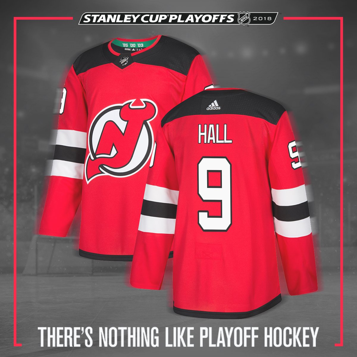 NBCSportsHockey's tweet image. ReTweet this for a chance to win a @hallsy09 jersey! #StanleyCup 

There's Nothing Like @NJDevils Playoff Hockey. 

#adizero jersey via @adidashockey