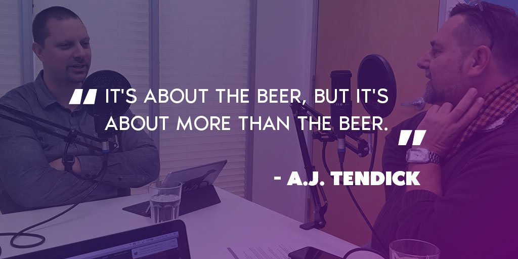 "That One Thing" podcast is out today! We're talking all things beer &amp; community building through a little side-hustle founded back in '13 called <a href="/BikeDogBrewing/">Bike Dog Brewing</a>. Tune in to hear how <a href="/fatvelocipede/">AJ Tendick</a> maintained a day job &amp; a wildly successful business: bit.ly/2GX3sd1