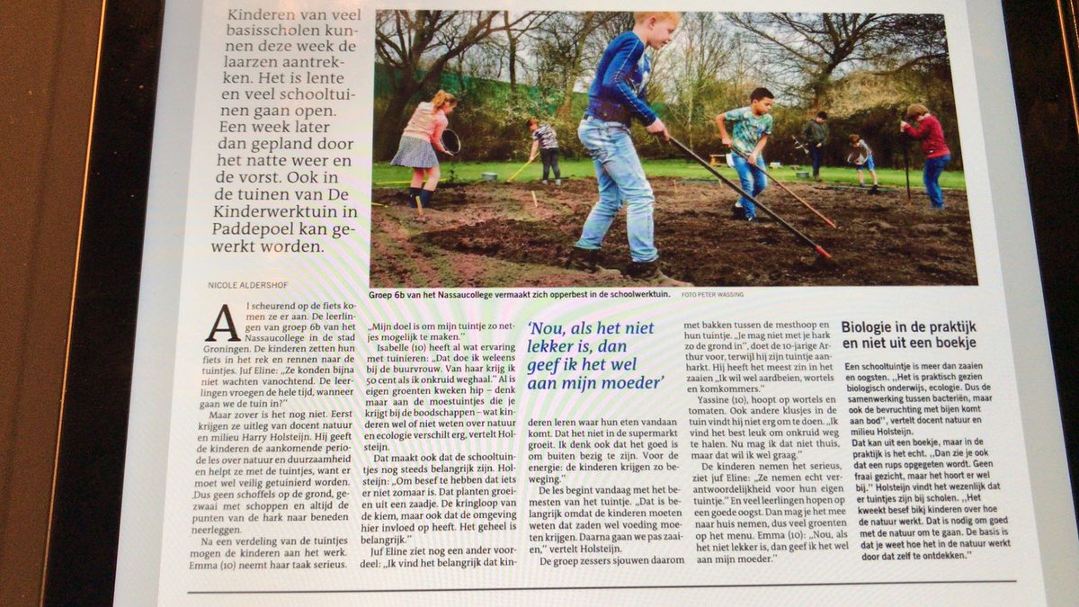 Nassauschool (@nassauschoolgro) on Twitter photo Nassau in de krant <a href="/dvhn_nl/">Dagblad van het Noorden</a>: groep 6b van de Nassau bezoekt de schooltuintjes Nassau in de krant <a href="/dvhn_nl/">Dagblad van het Noorden</a>: groep 6b van de Nassau bezoekt de schooltuintjes