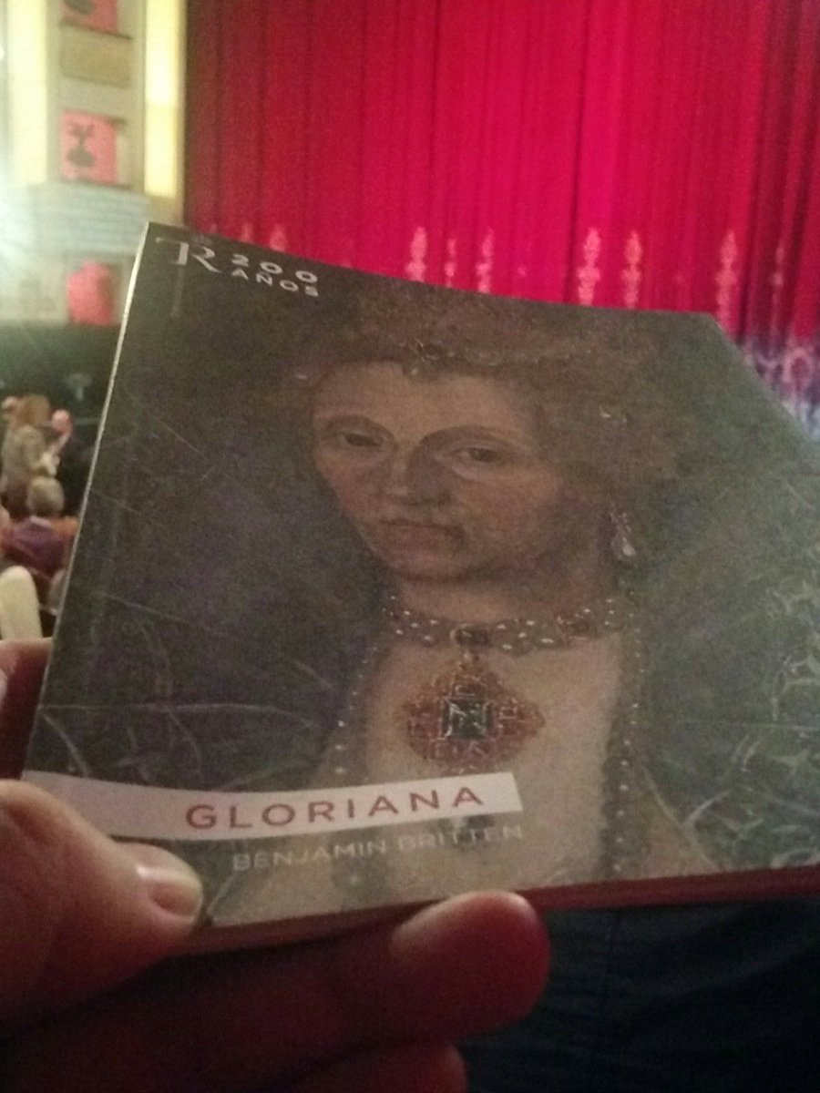 michaelhmori's tweet image. To celebrate the 200 anniversary of the @Teatro_Real #Gloriana interesting piece to set the mood of a provocative debate at the #WorldOperaForum @TapestryOpera