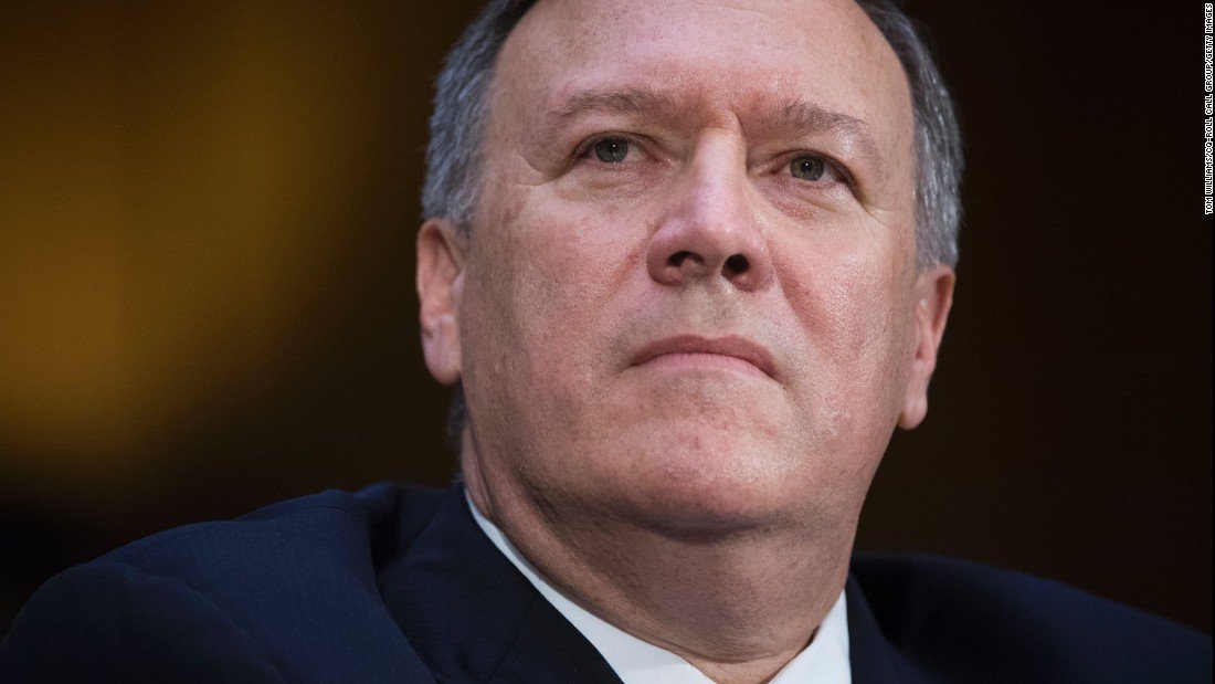 CNN's tweet photo. Mike Pompeo's totally confusing answer about his meeting with Donald Trump | Analysis by @CillizzaCNN https://t.co/vkZfIX7cIM https://t.co/ONtZyPcY5V