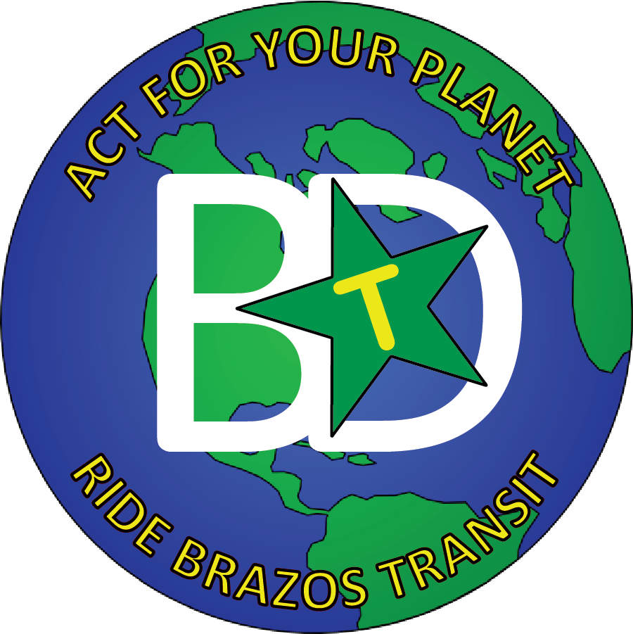 BrazosTransit's tweet photo. Let's do our part and show the Earth we care! RIDE FREE April 23rd #EarthDay2018 #ActForYourPlanet #TryPublicTransit #RideBTD #BrazosTransitDistrict https://t.co/Ix1VddtS7N