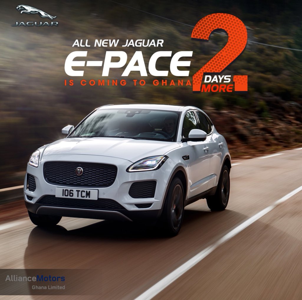 Joselyn_Dumas's tweet image. 2 Days to Go! &amp;amp; @AllianceMotorGh is GIVING AWAY! 2 Passes to 2 Lucky Winners to attend the @Jaguar #EPACE Launch
To Enter:
•Follow on Instagram @alliancemotorsgh
•Facebook Jaguar Ghana​
•Twitter @alliancemotorgh
•LinkedIn Alliance Motors Ghana
•HashTag #JaguarEpace to enter.