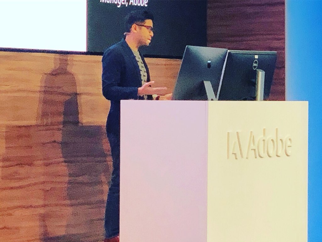 Had a blast chatting digital design, animation, and storytelling for news and editorial on the #TeamAdobe stage at #nabshow this year. We’re more than just banners and lower thirds!