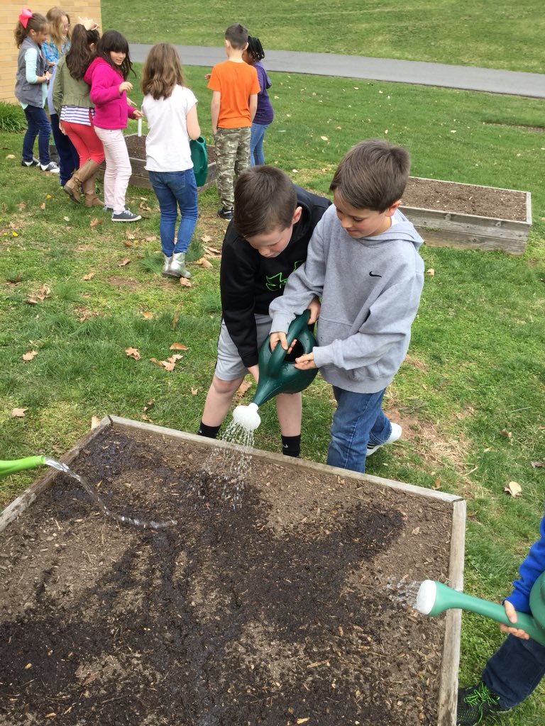 Thanks <a href="/CBButlerElem/">Butler Elementary</a> for this authentic learning experience! We are excited to help the Butler garden grow and flourish as we learn about life cycles. #CBmkauffman #schoolgarden