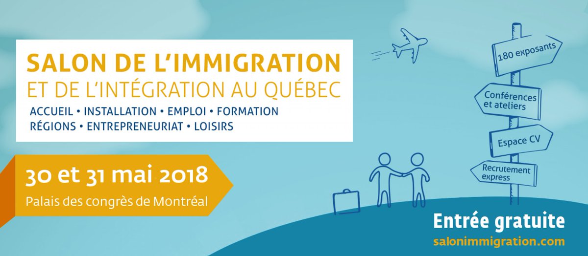 infoRABQ's tweet photo. Le #RABQ participera au Salon de l'immigration 2018 le 30 et 31 mai. Venez nous voir en grand nombre! https://t.co/aW8X8cqw0R❤️ #ActionBénévole #Bénévolat #NouveauxArrivants #Immigration #Quebec https://t.co/at6LBnI5T6