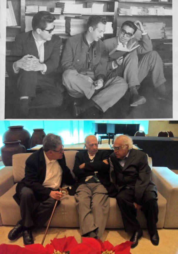 Imágenes para recordar José Emilio Pacheco, Sergio Pitol y Carlos Monsiváis.  