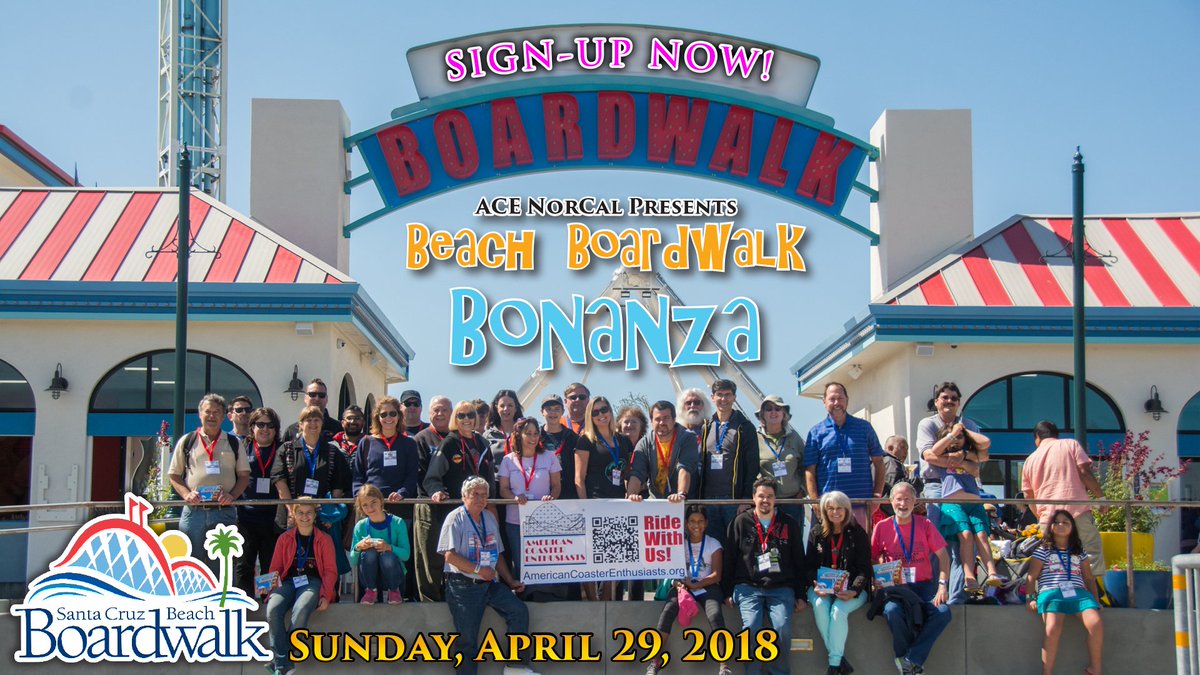 ACENorCal's tweet photo. Registration is NOW OPEN for #BeachBoardwalkBonanza, taking place at the @beachboardwalk on 4/29! Festivities include: #behindthescenes tours of the #GiantDipper (plus #ERT! 🎢) and the #LooffCarousel, a catered lunch, and more! 🤗🏖️FLIER: https://t.co/X4PFXUxhFa https://t.co/SIQPD5fKyS