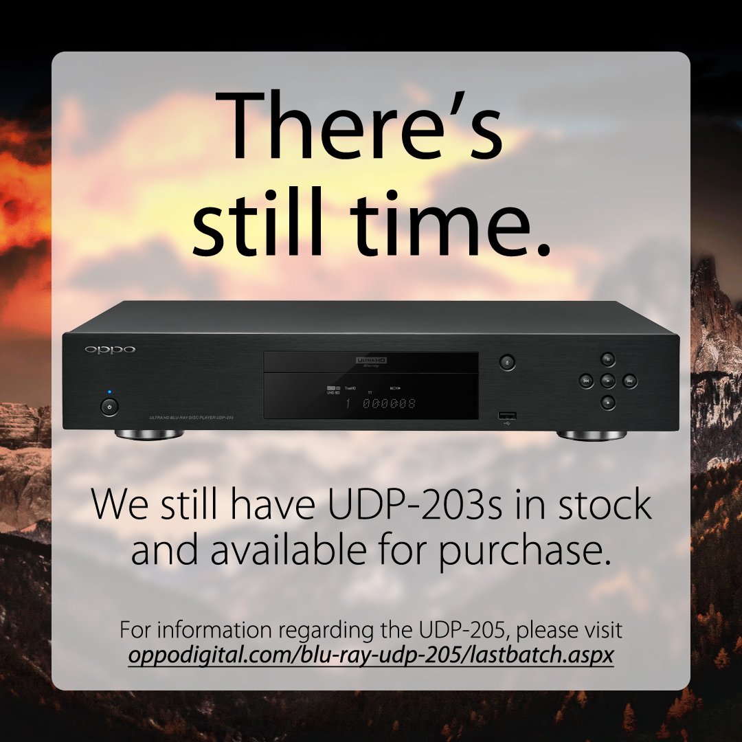 Given the prices we've seen elsewhere for secondhand UDP-203s, our social media manager would like to remind our followers that UDP-203 is still in-stock at the same price as always at our online store: ow.ly/aGFC30jqqzg