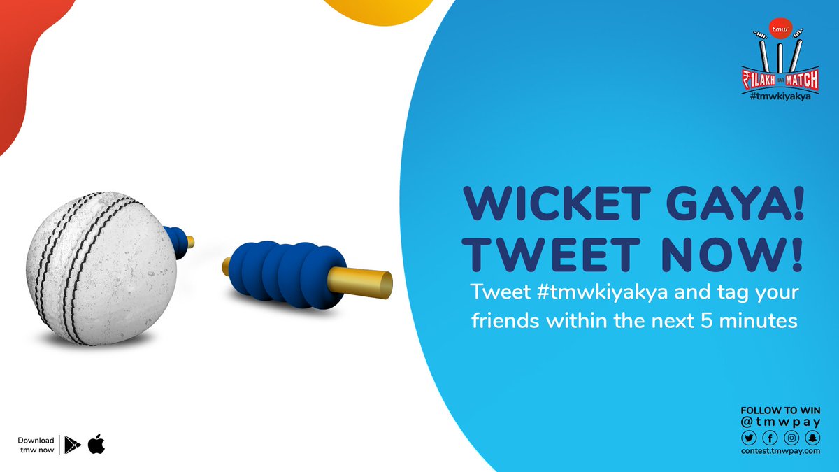 😱 That’s the 8th wicket of the innings! You have 5 minutes to tweet #tmwkiyakya and tag your friends.

#T20 #ContestAlert #WicketGaya