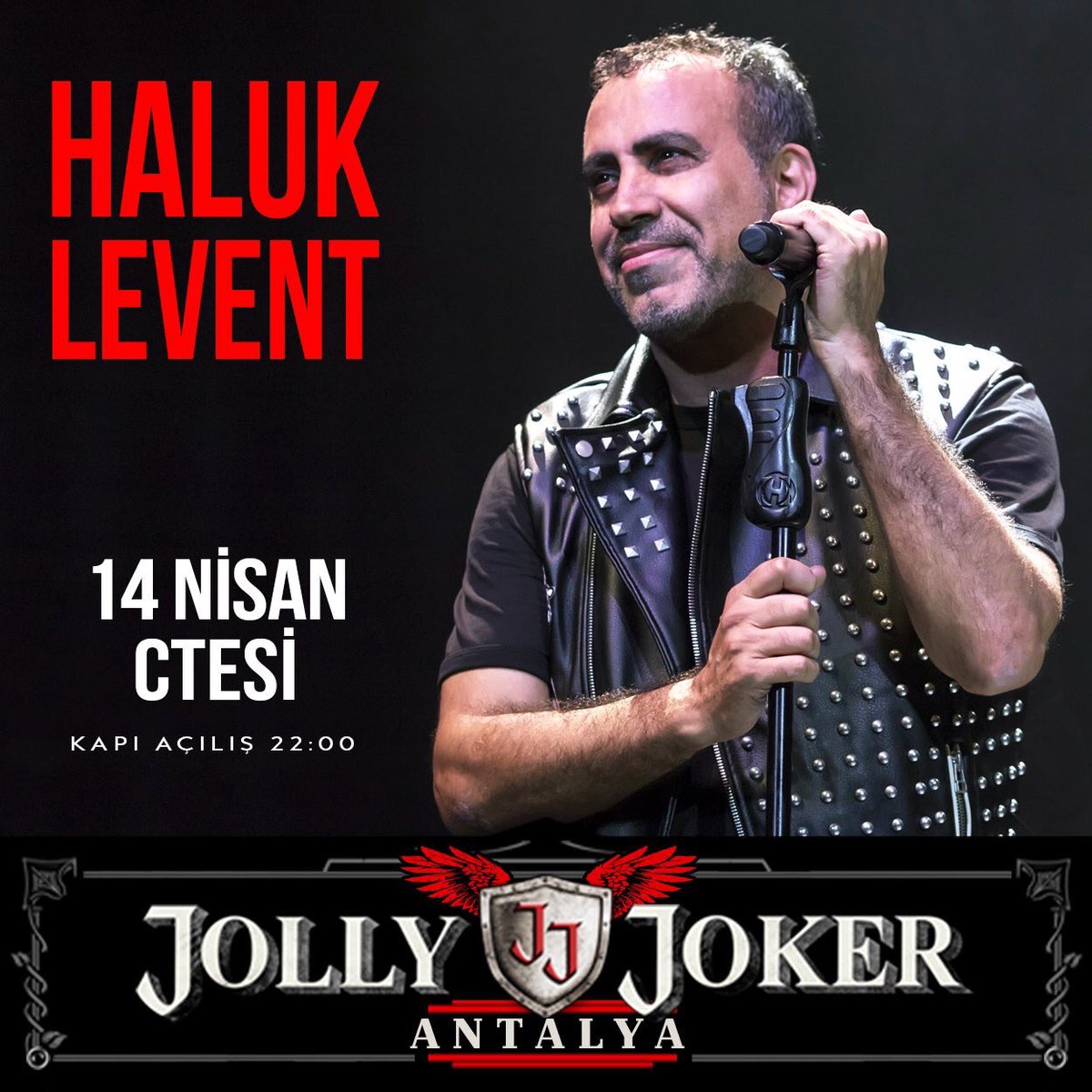 14 Nisan Cumartesi <a href="/haluk_levent/">Haluk Levent</a> @JollyJokerAnt sahnesinde.Kapı açılışı: 22:00 Bilgi:+90 530 770 49 49