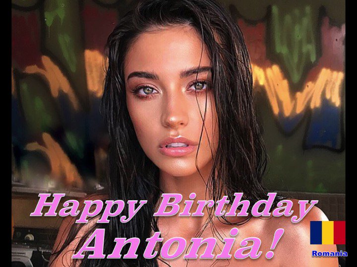 Happy 29th Birthday to Romanian singer Antonia! #AntoniaIacobescu ❤️🇷🇴🎶🎤🎂🎉🎁🎈💐🌟💫🎇