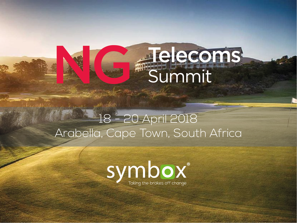 SymboxLtd's tweet photo. Next week we will be joining @GDS_Group at their NG Telecoms Summit in Cape Town from the 18th-20th April. Chat with our team to learn about how Symbox can help you take the brakes off #digitaltransformation https://t.co/8hYmAsNmMh