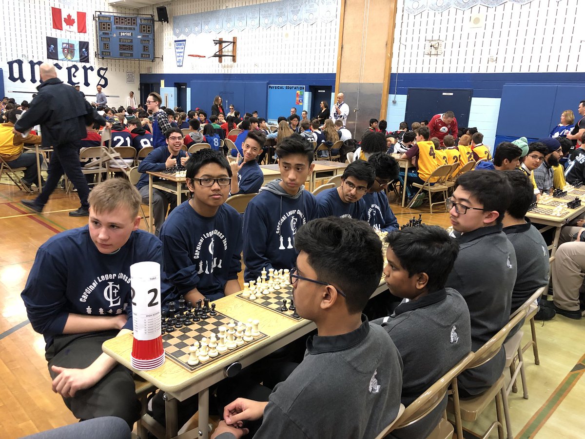 SHLorenzoLee's tweet photo. @CardinalLegerSS Chess team ready for their Quarterfinals match against Notre Dame. #lancerspride #cardinalleger https://t.co/amlmZrpiNl