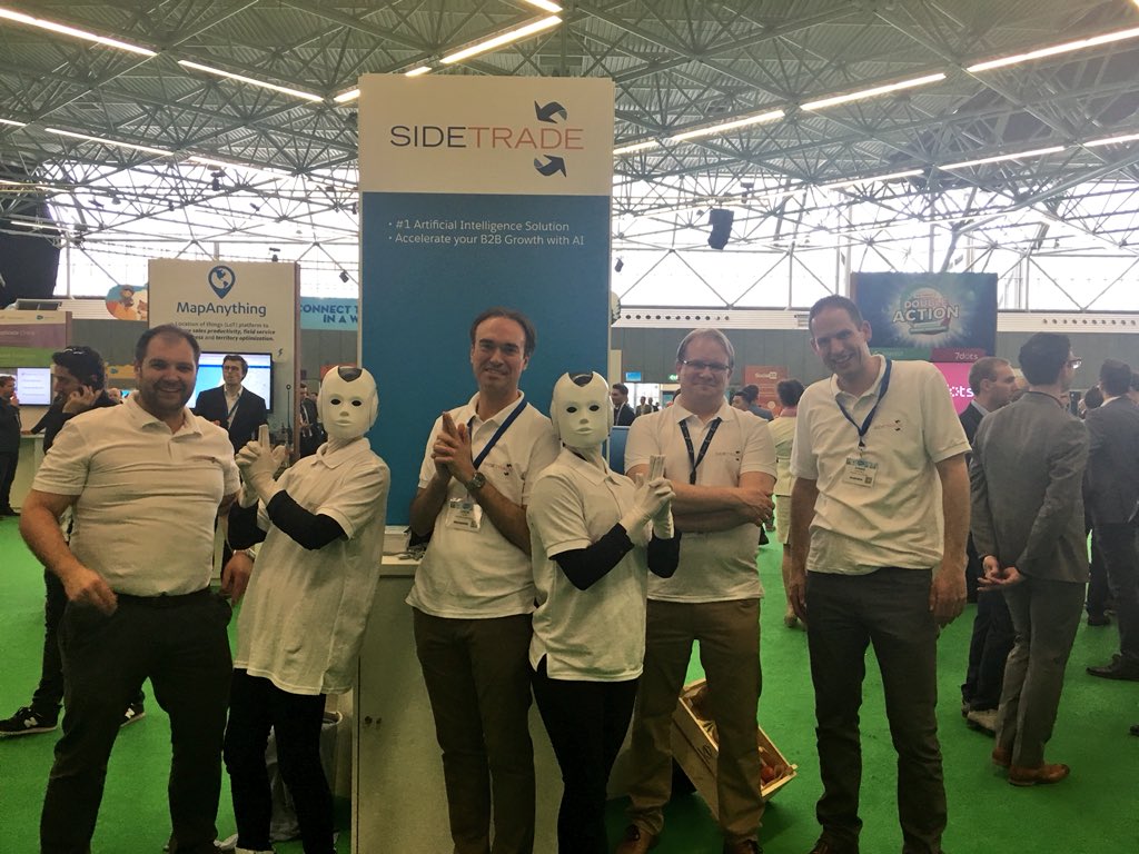 #SalesforceTour is already over! Thank you all for coming to #MeetAIMIE and talking about how #AI and #Predicive can boost your #Marketing and #Sales Teams.

#LetsTalkAI some other time? Get in touch now and we’ll help you out 😉

<a href="/salesforce_NL/">Salesforce NL</a> <a href="/Sidetrade/">Sidetrade</a>