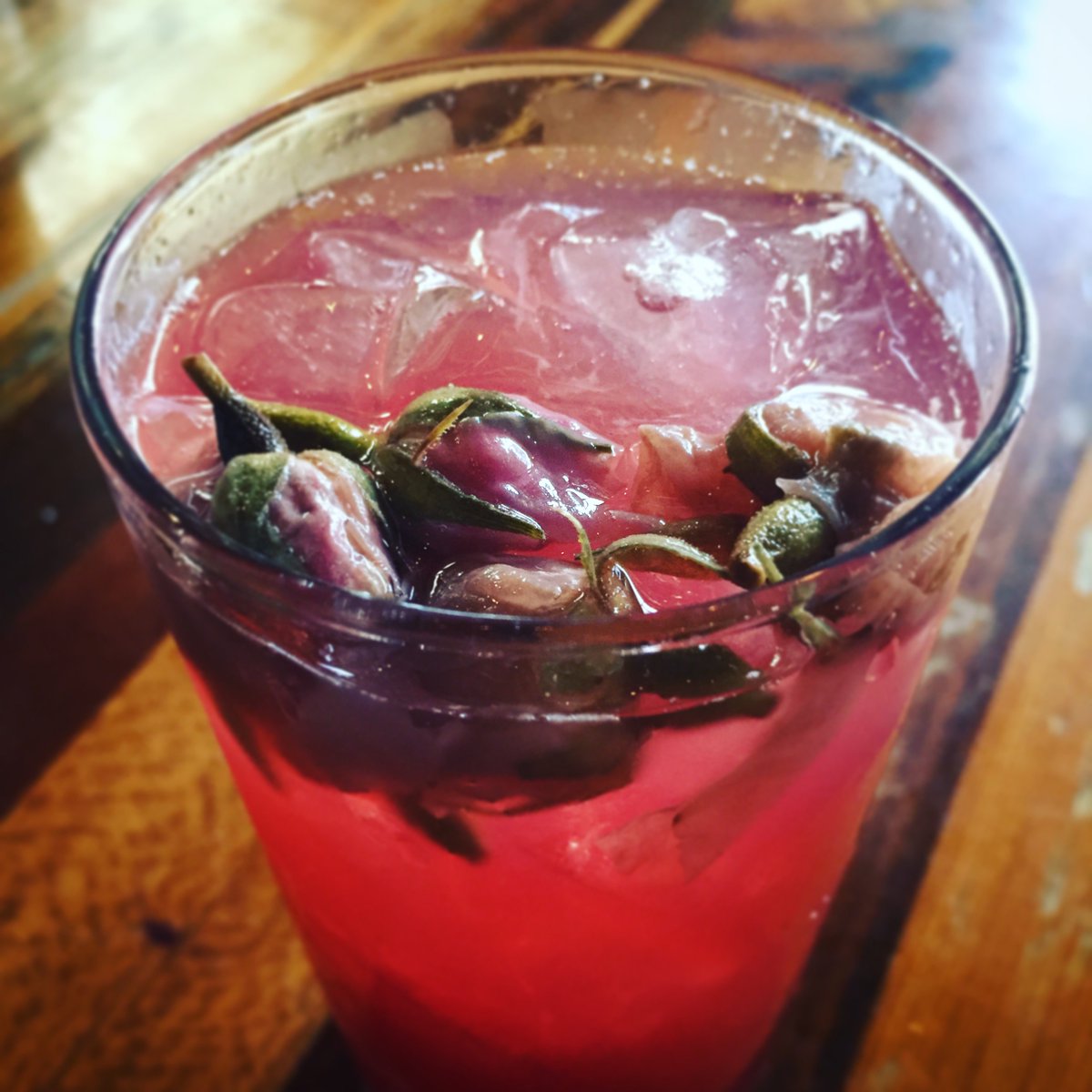 Rose infused @catheadvodka, pomegranate, lemon, simple syrup = ‘Rosy side of the street’. Let's toast w/this beauty of a cocktail by @cochonbutchernola &amp; sponsor @catheadvodka at our crawfish boil benefiting the #youth of #nola. 4/21, 11am ‘til they’re gone, dine-in or take-away.