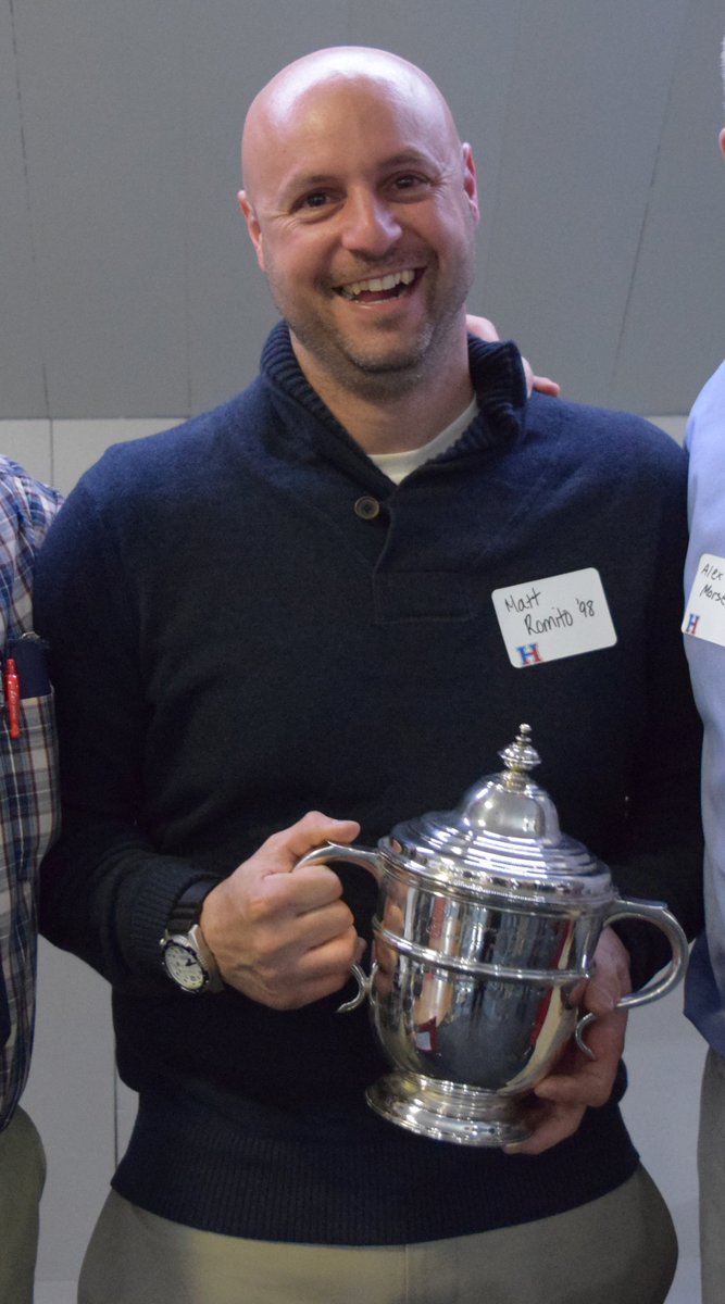 Congrats to Matt Romito '98 who is our latest Norton Cup recipient!  Also joining the celebration were <a href="/harveyalumni/">harveyschoolalumni</a> and Tuesday night skaters!  <a href="/CavaliersPuck/">Harvey Hockey</a> #IAmHarvey #HarveyPride