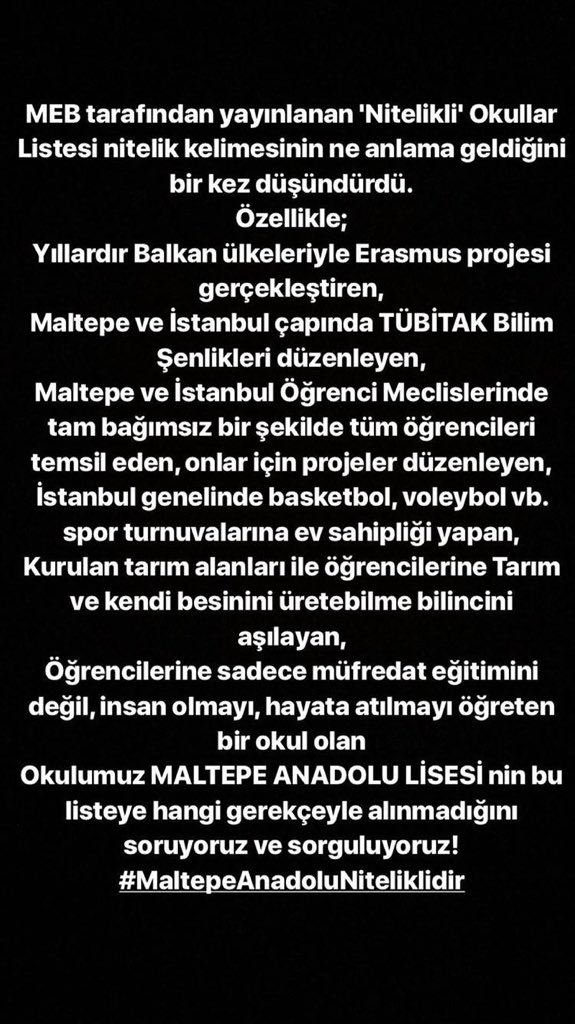 #MaltepeAnadoluNiteliklidir  ....