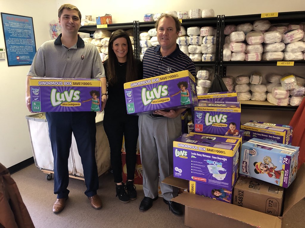 ToddCannady1's tweet photo. Great work @mfernandezcoru1 leading the @Corus360 #Raleigh team to donate over 3000 diapers &amp; 6000 wipes to @DiaperBankNC ! @Corus360Cares https://t.co/i1Rm19atZx