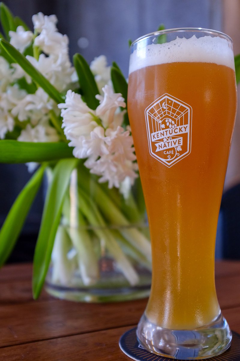 KYNativeCafe's tweet image. Introducing Michler Weisse. A Bavarian Style Hefeweizen brewed by @WestSixth.  Available at the tap room at West 6th and at Kentucky Native Café. 

For a limited time this beer will be available in this keepsake Weissbier glass.  See you in the garden.