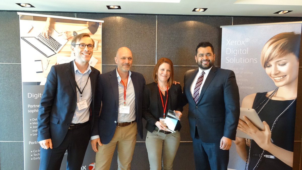 XeroxDocuShare's tweet image. Great kudos to all our 2018 DocuShare Annual Partner Award winners for your expertise in delivering #DigitalSolutions!
#DocuSharePartnerForum #ECM @e_Cervo @xhecom #GruppoDR in Italy