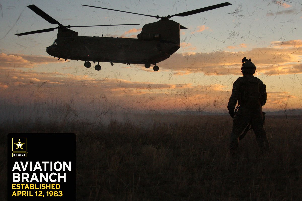 GoArmy's tweet photo. Happy Birthday to the #USArmy Aviation Branch. https://t.co/P3mL5DyMLI