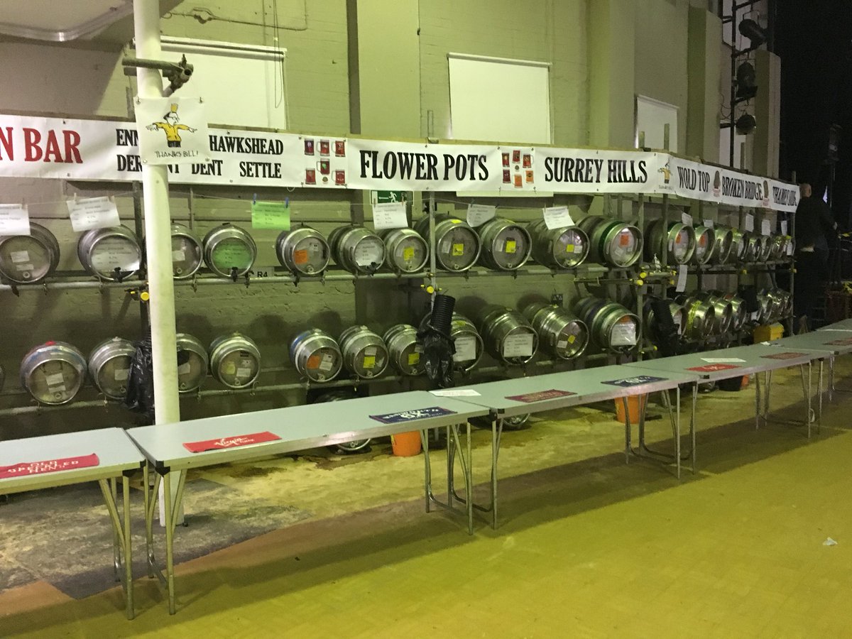 farnhamherald's tweet photo. Calm before the storm... Who else is looking forward to @FarnhamBeerex - getting underway at 6pm tonight! Three days, four sessions, 60 beers to try plus live music, ciders, perries and a bbq - all for #charity. Still a few tix on the door for the opening session too... 🍻 https://t.co/FuYDuj6dbl
