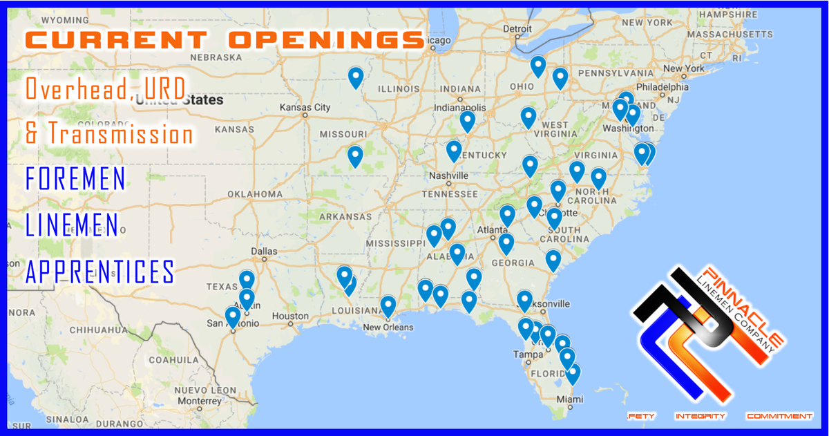 APPLY HERE pinnaclelinemen.com/new-hire-appli…
#lineman #linelife #linemanjobs #stormsoldiers #powerlineman #powerlines