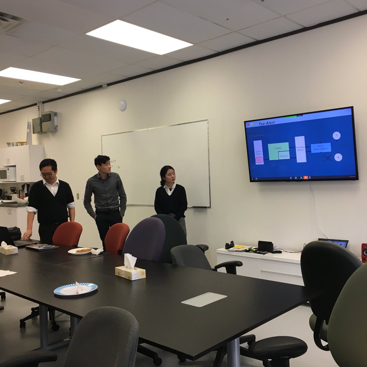 MartelloTech's tweet photo. We invited the winners of Martelloโs @CUHacking Hackathon Challenge to demo their project to the Martello team! Needless to say everyone was truly impressed #CUHacking https://t.co/H9gmoRBvVr