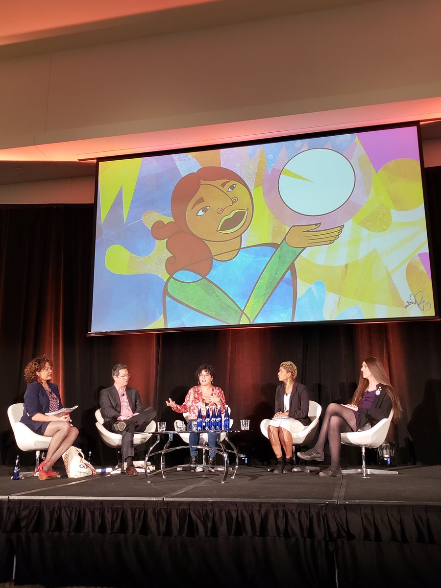 Power panel with Nicole Boucher, Jeff Chang, Favianna Rodriguez, Rukia Lumumba, and Danica Roem at #equitysummit2018 @policylink @zentronix @favianna @RukiaLumumba #intersectional #equity #justice #chicago #supportartistsofcolor #building #buildingamovement